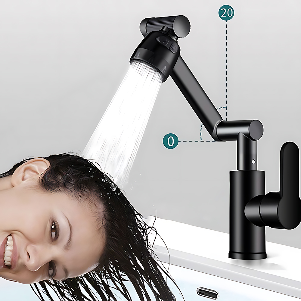 Tech Deck Accessories - Mechanical Arm Universal Faucet Bathroom Kitchen