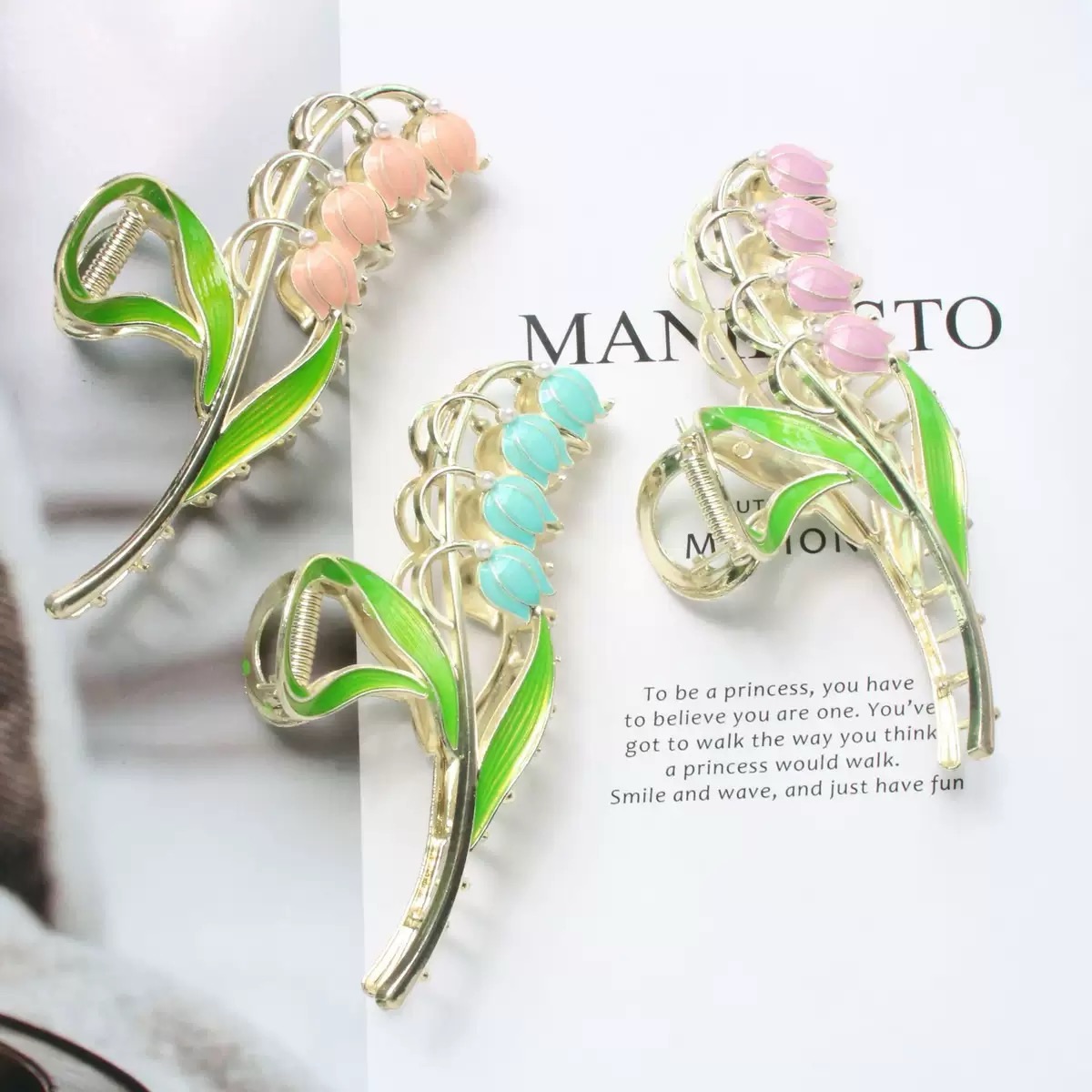 Hi Tech Accessories - Elegant Lily Of The Valley Flower