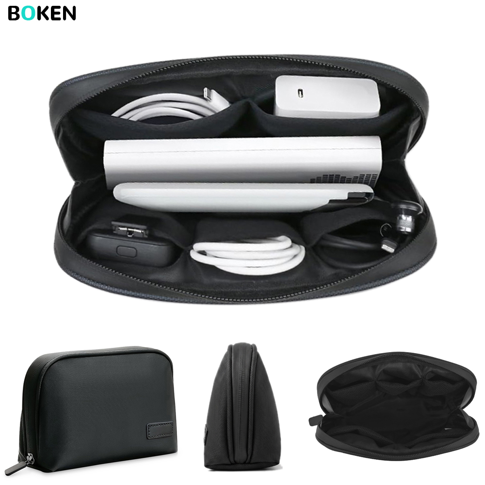 Tech Accessories Travel Bag - Lightweight Water Resistant Tech Pouch,Portable Electronic