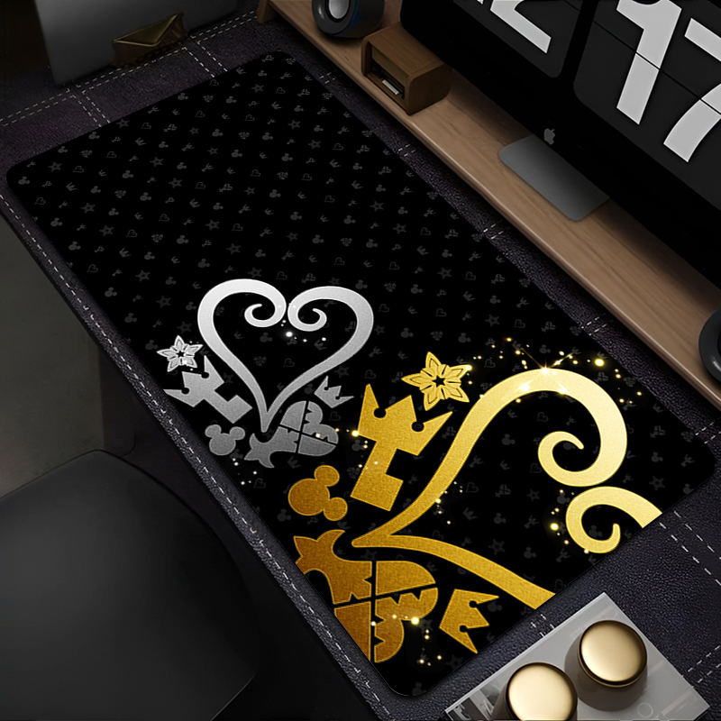 Tech Desktop Accessories - Black And White Anime Desktop Mat
