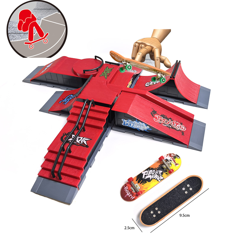 Tech Deck Accessories - Finger Skatepark Set Professional Tech Practice