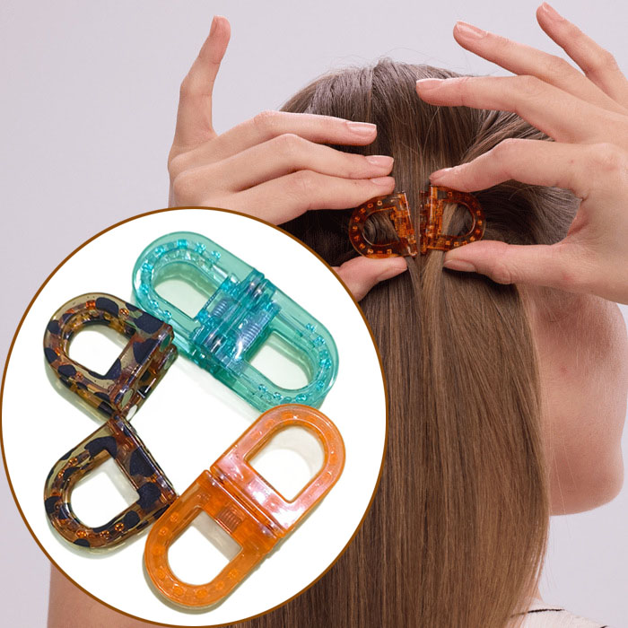 Hi Tech Accessories - 2pc Fashion Magnetic Hair Clip High-end