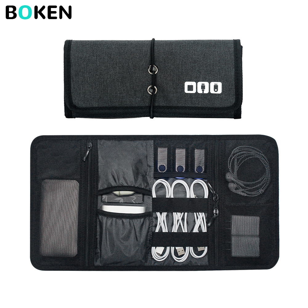 Tech Accessories Store - Tech Organizer Bag Cable Storage Case
