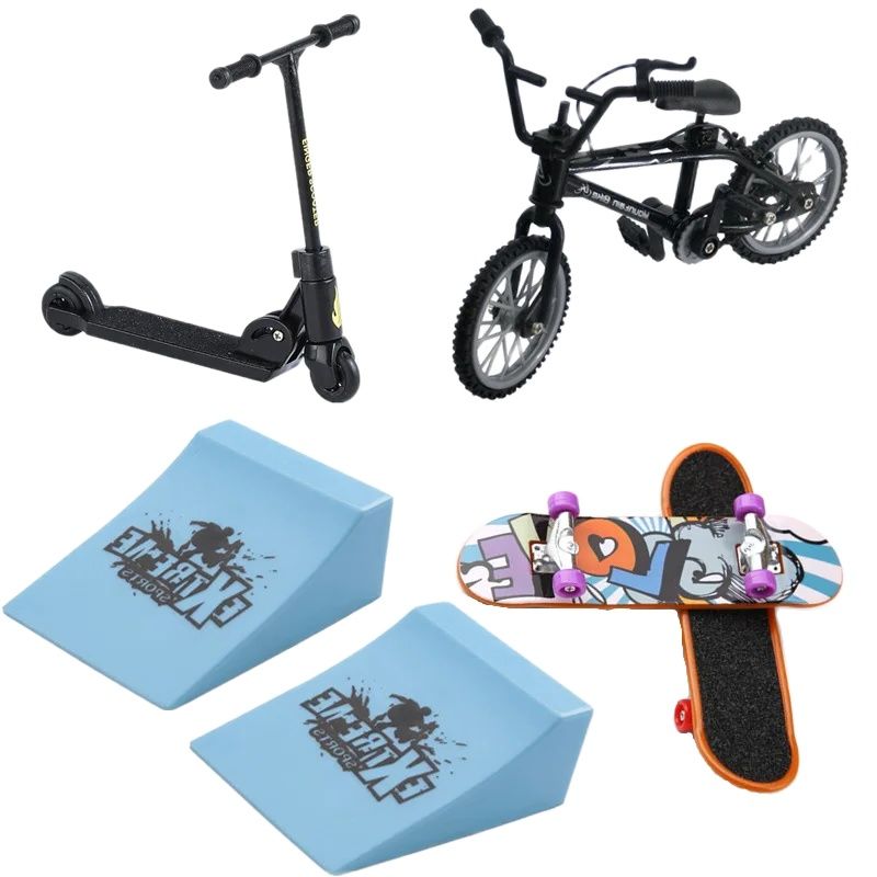 Tech Deck Accessories - Scooter/Finger Skateboard/Casual Pants/Roller Skates/Bike For Tech