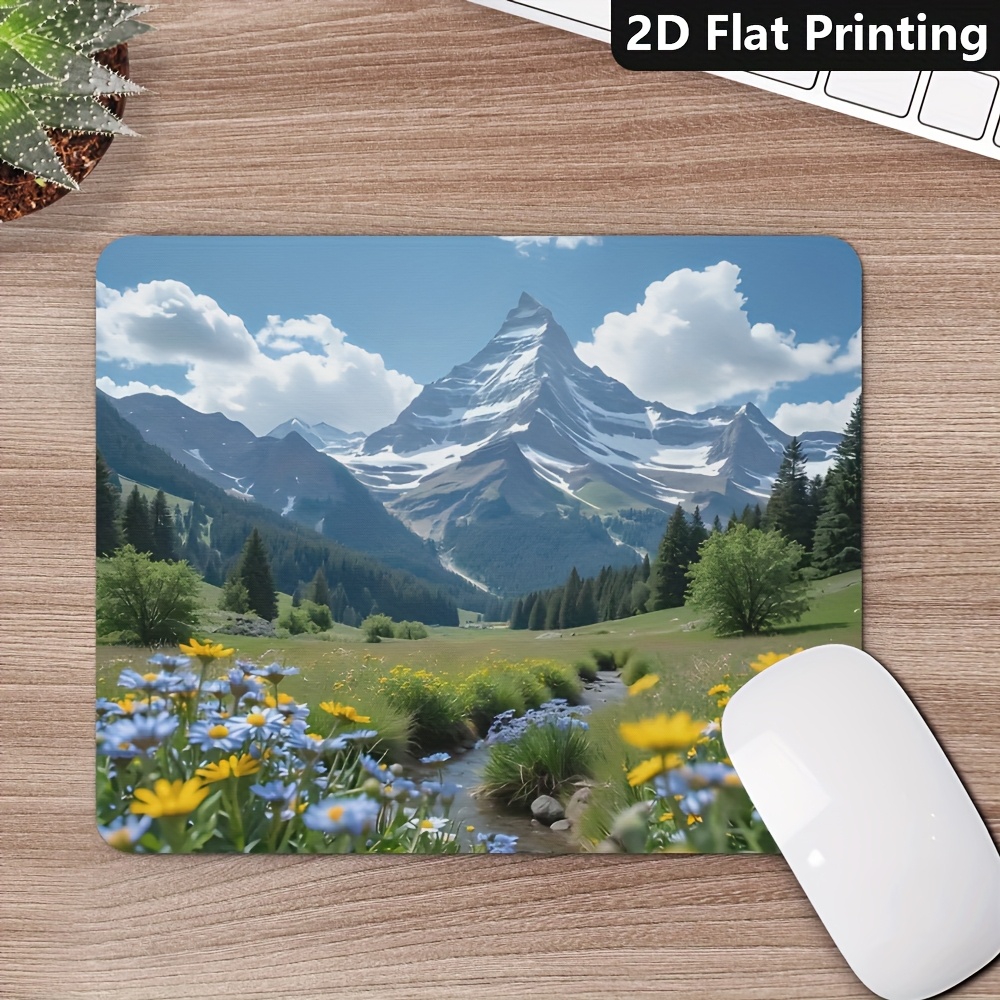 Tech Desktop Accessories - Gaming Office Non-Slip Mouse Pad Scenic
