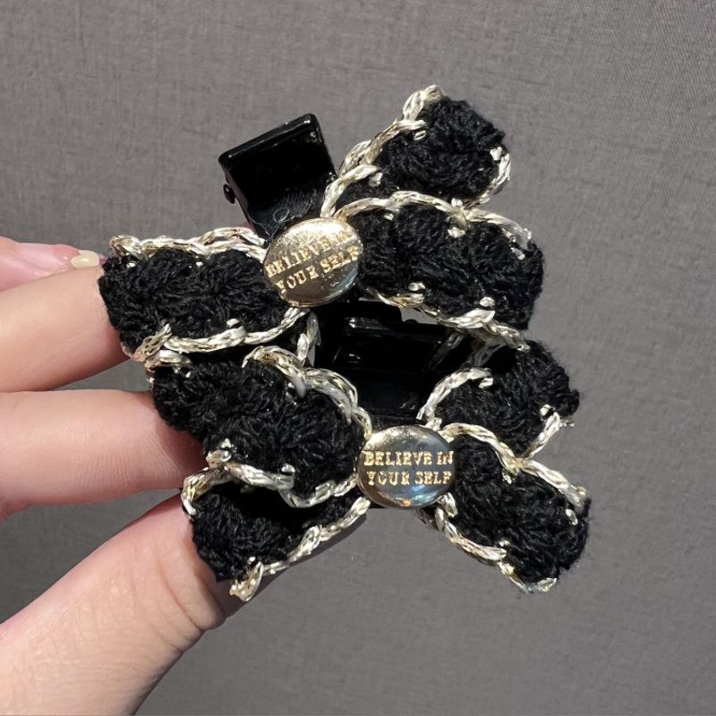 Hi Tech Accessories - 1pc Xiaoxiangfeng bow hair clip, women's