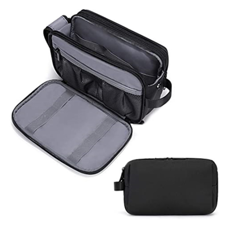 Tech Accessories Travel Bag - Durable Waterproof Electronic Organizer Bag Multi-Pocket