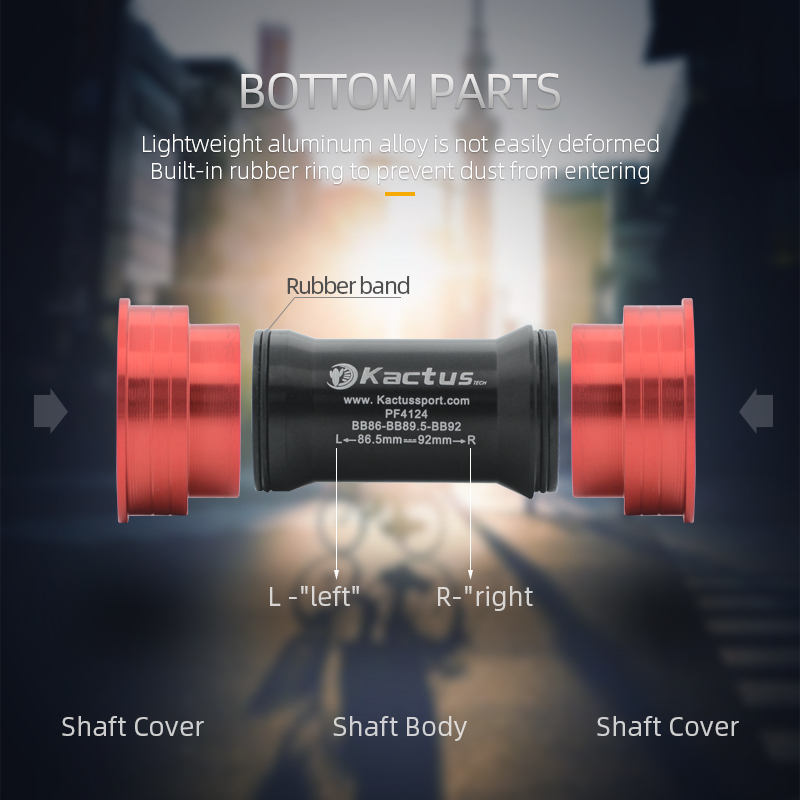 KACTUS Bottom Bracket PF4124 B - огляд і ціна Tech Bike Accessories