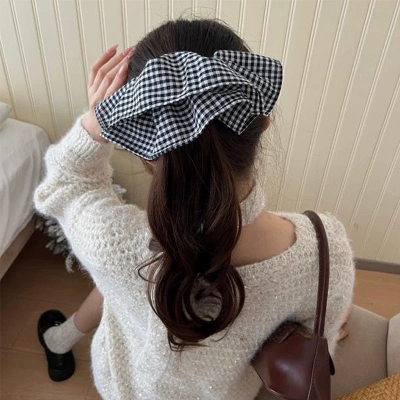 Extra Large Plaid Hair Ties El - огляд і ціна Hi Tech Accessories