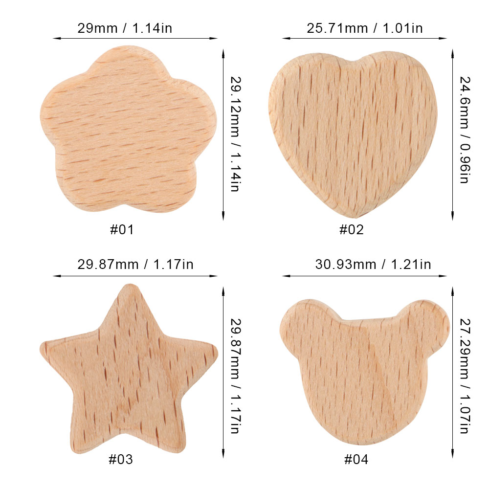 Kovict 15pcs Beech Wood Bear F - огляд і ціна Useful Tech Accessories