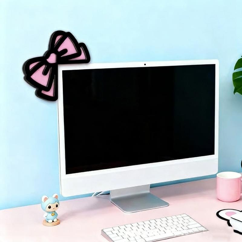 New 1/2Pcs Wooden Bowknot PC A - огляд і ціна Tech Desktop Accessories