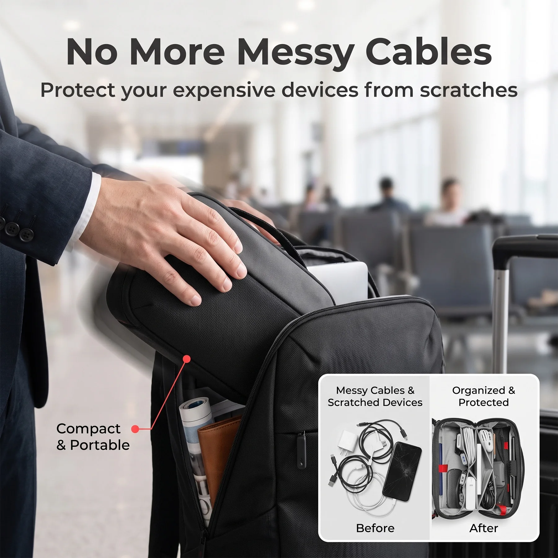 Travel Tech Organizer Pouch, W - огляд і ціна Tech Accessories Store
