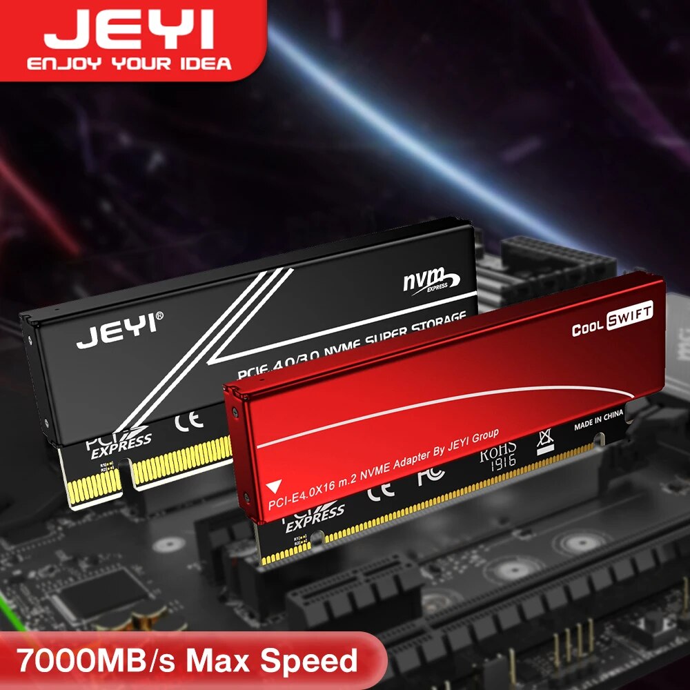JEYI M.2 NVME To PCIE 4.0 X16  - огляд і ціна Samsung Ssd 990 Pro