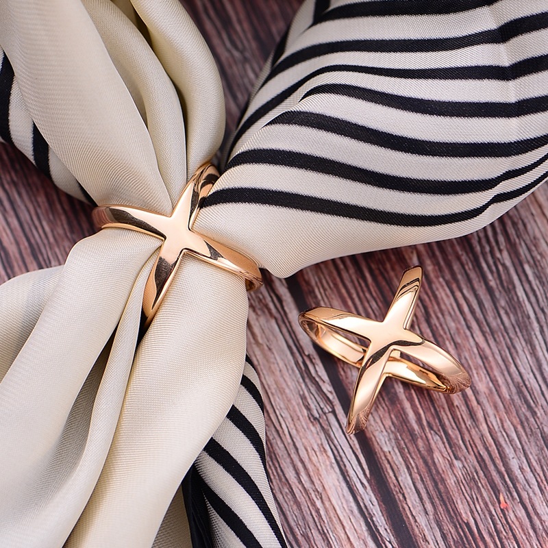 X-Shaped Scarf Clips - Elegant - огляд і ціна Useful Tech Accessories