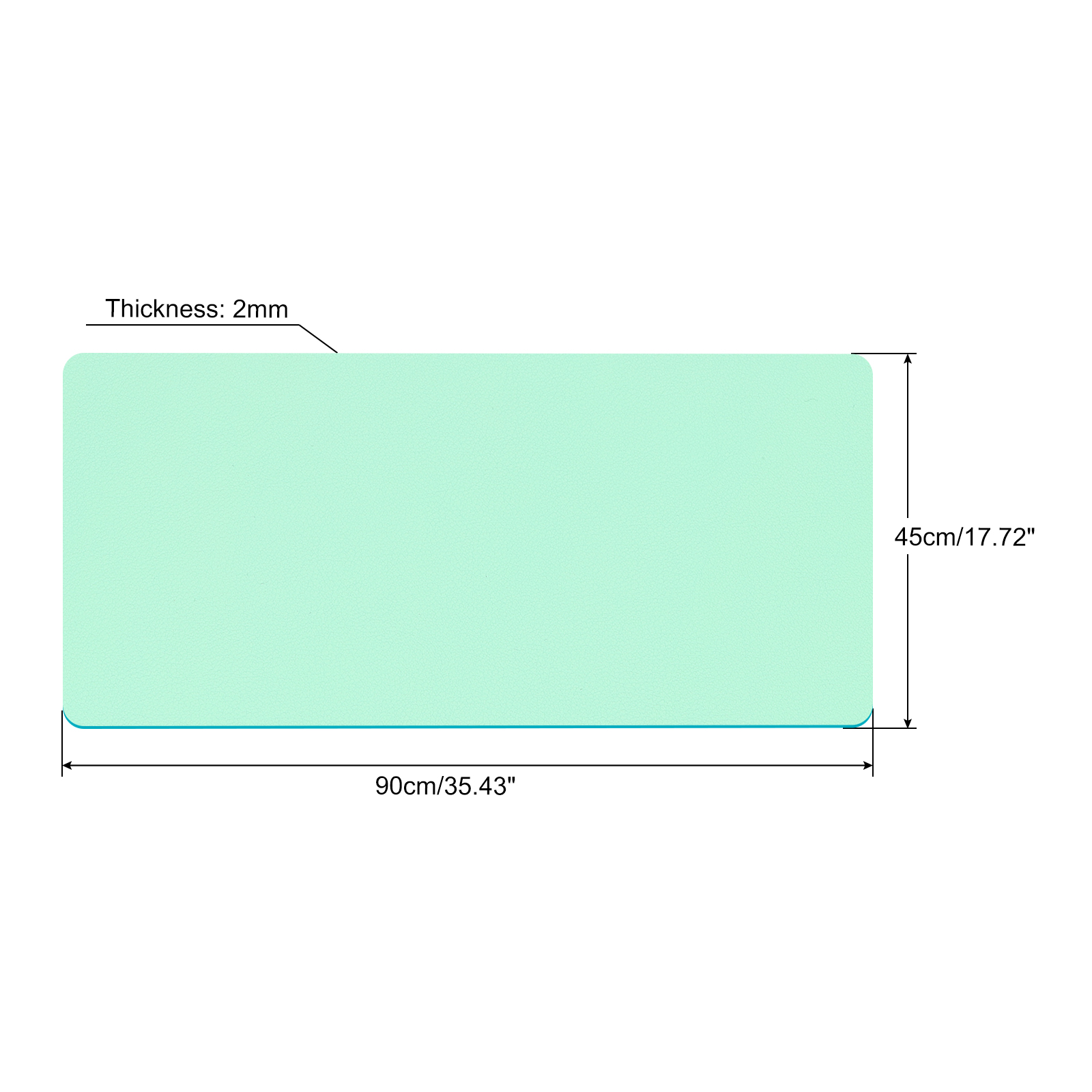 Office Desk Mat Protector PU L - огляд і ціна Tech Desktop Accessories