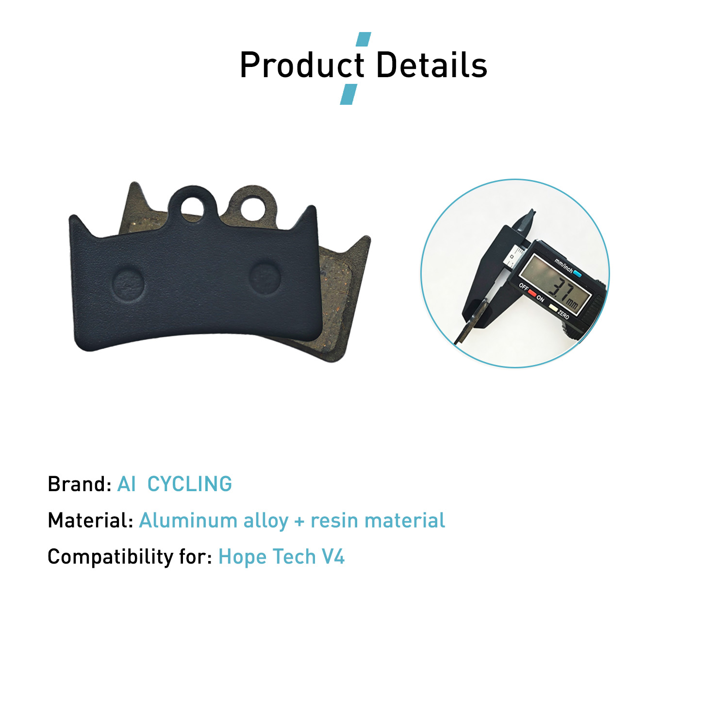 4 Pairs Bicycle Disc Brake Pad - огляд і ціна Tech Bike Accessories