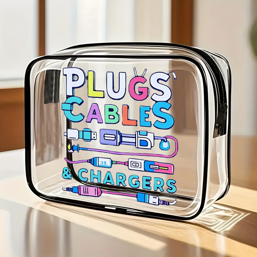 1pc Large Clear Cable Organize - огляд і ціна Tech Accessories Travel Bag