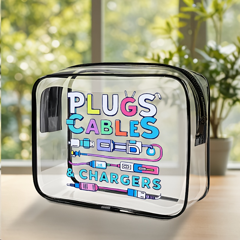 1pc Large Clear Cable Organize - огляд і ціна Tech Accessories Travel Bag