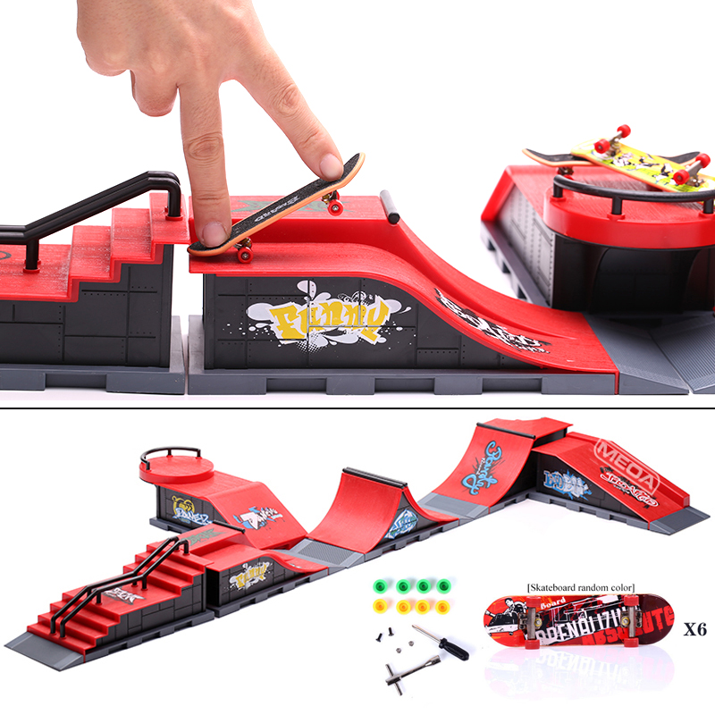 6 In 1 Finger Skateboards DIY  - огляд і ціна Tech Deck Accessories