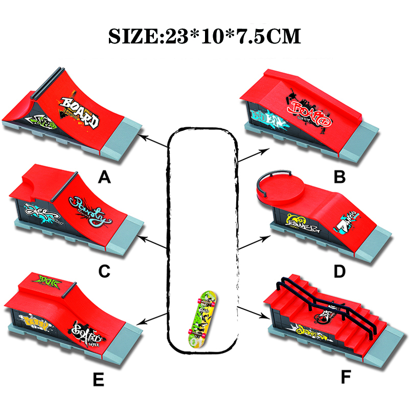 6 In 1 Finger Skateboards DIY  - огляд і ціна Tech Deck Accessories