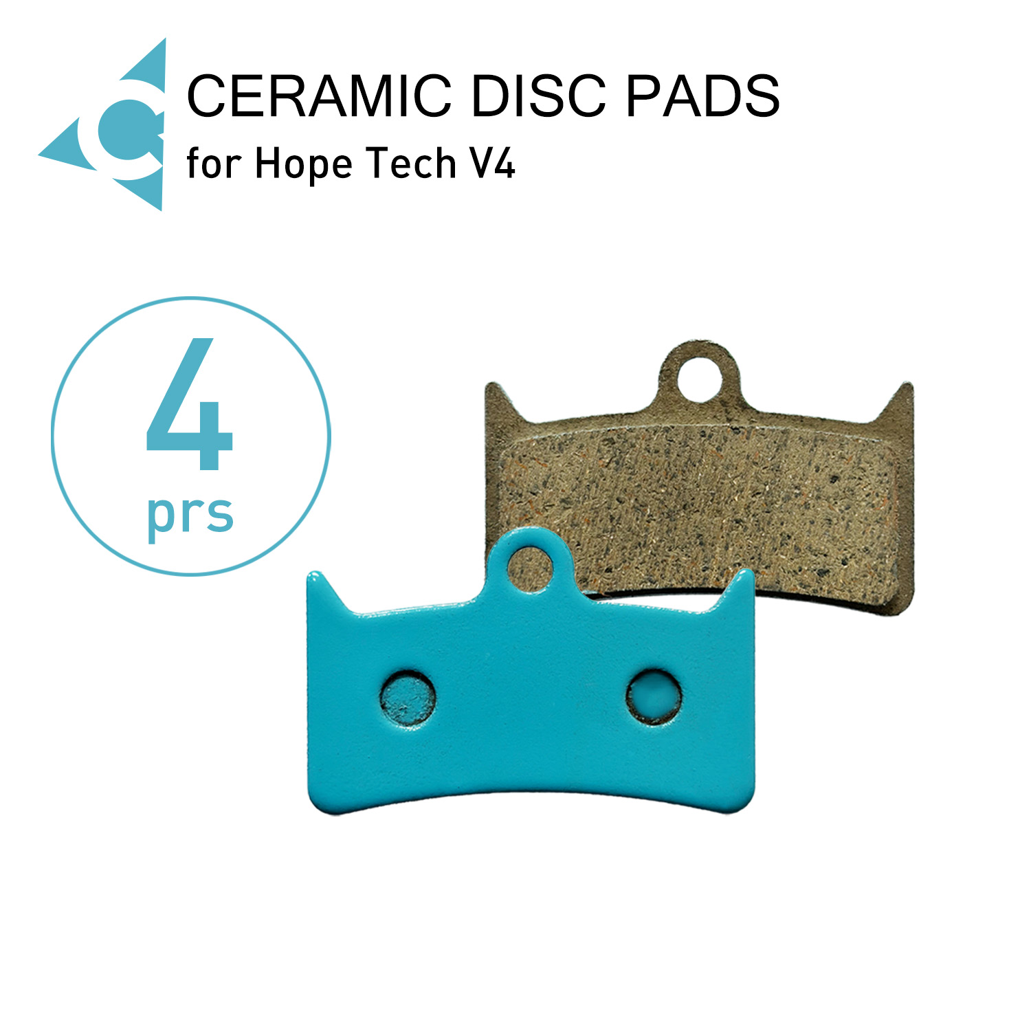 4 Pairs Ceramic Brake Pads for - огляд і ціна Tech Bike Accessories