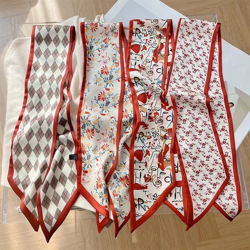 Women Fashion Red Floral Scarf - огляд і ціна Useful Tech Accessories