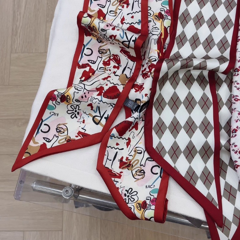 Women Fashion Red Floral Scarf - огляд і ціна Useful Tech Accessories